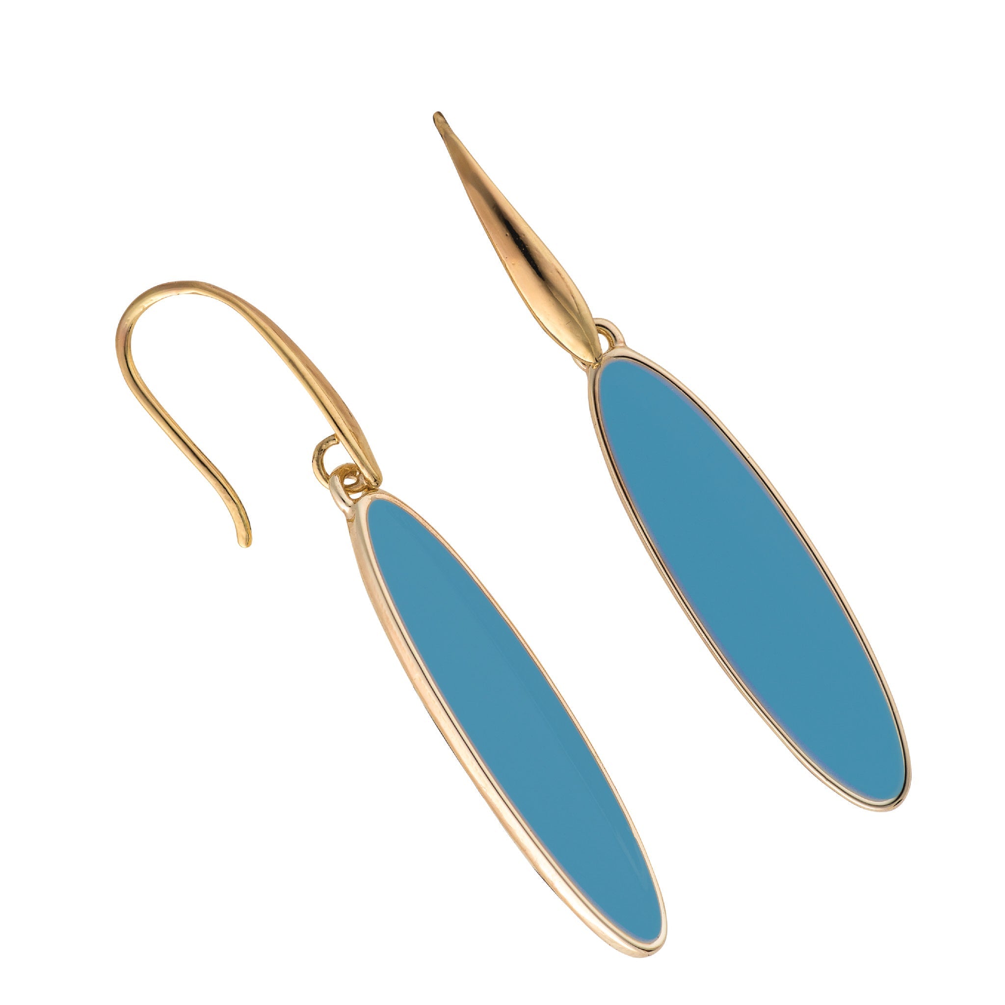 lavallette long board earrings turquoise