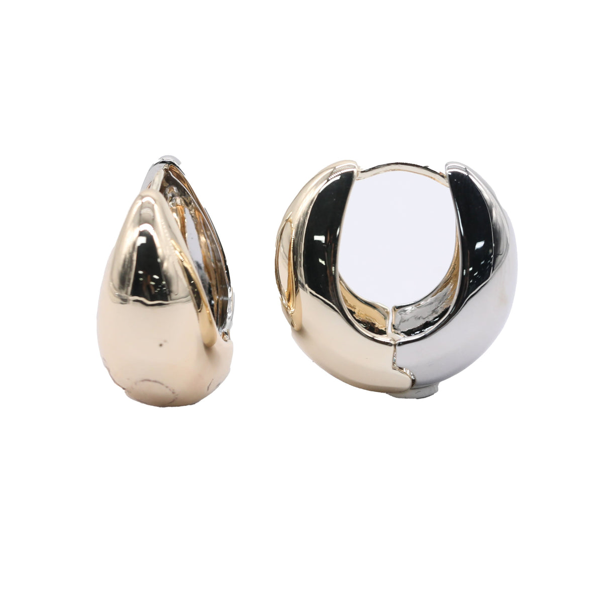 dana point reversible chubby hoop earrings