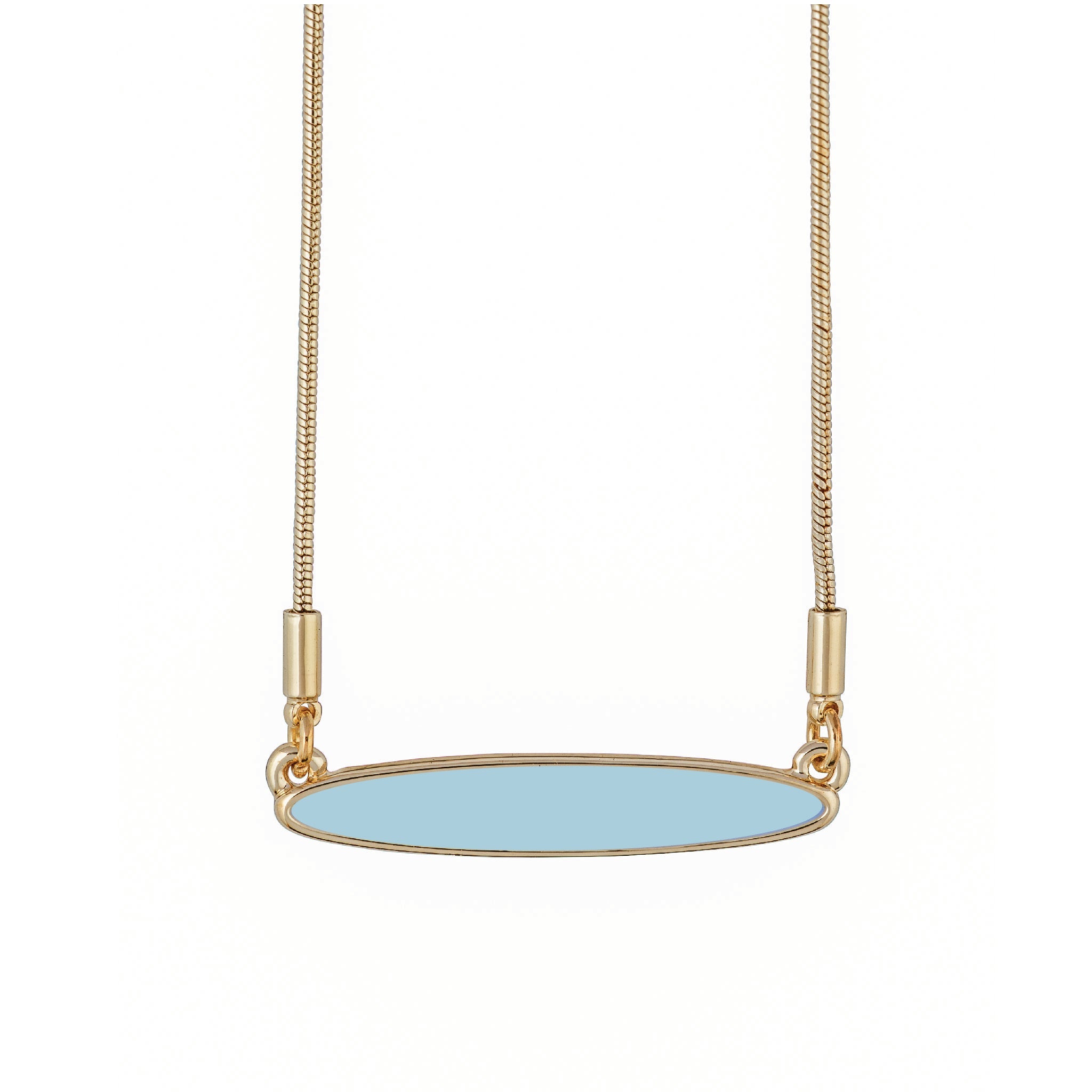 lavallette long board necklace aqua