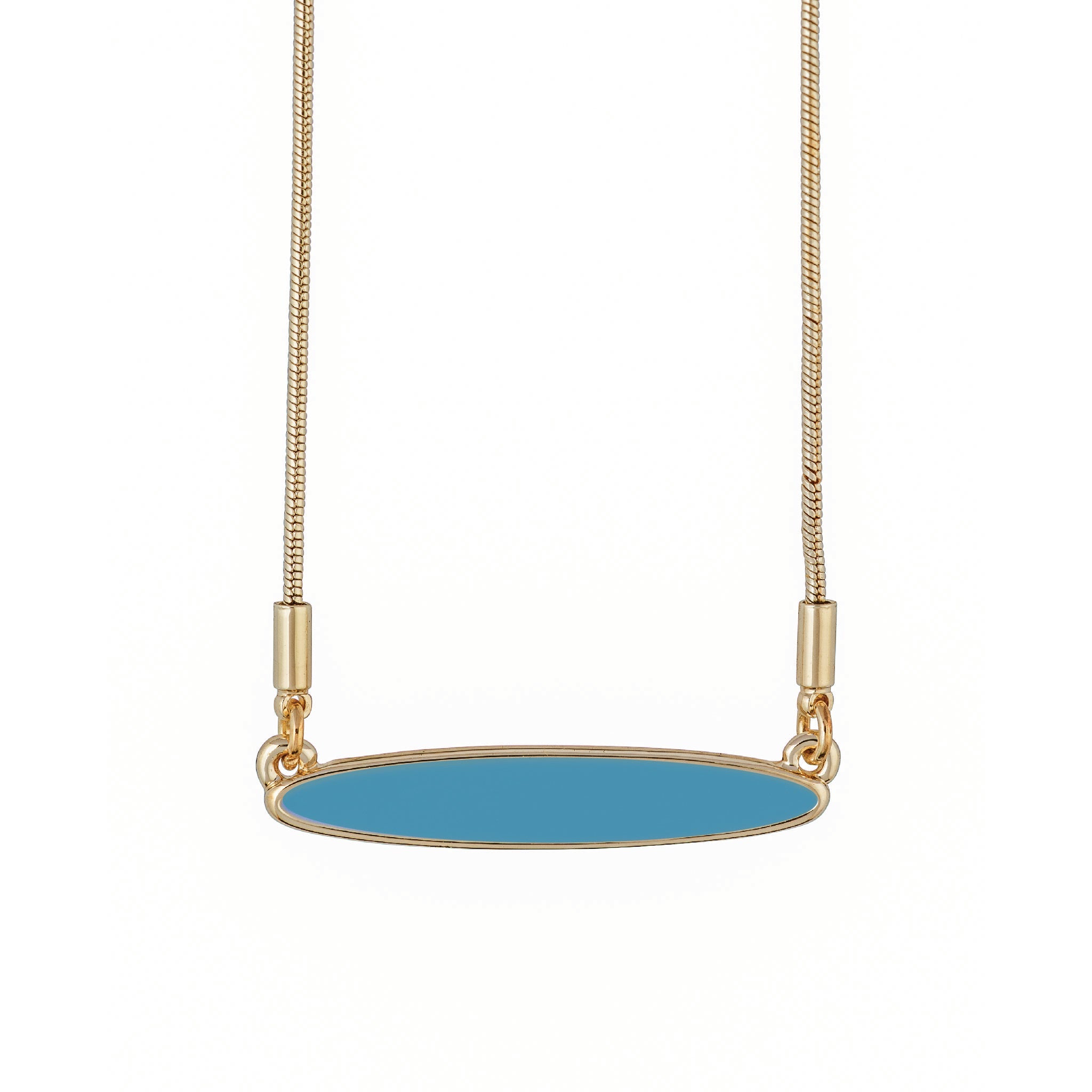 lavallette long board necklace turquoise