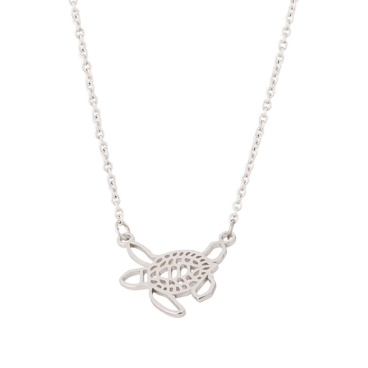 bald head island sea turtle coin necklace silver