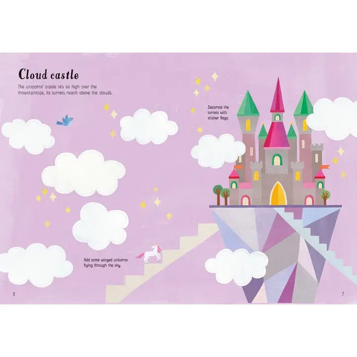 Usborne Little First Stickers Unicorns