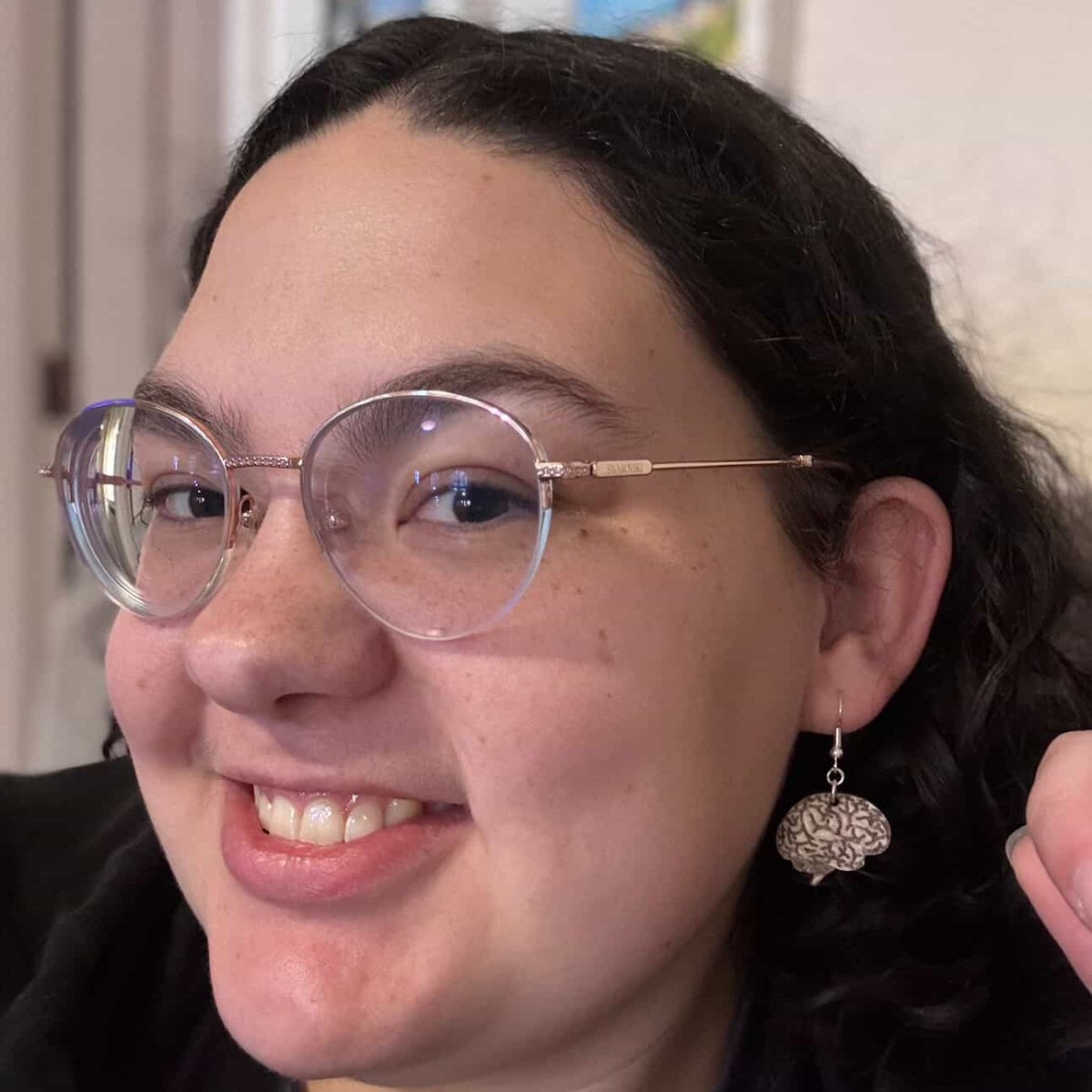 Unique Human Brain Earrings | Quirky Anatomy Jewelry - Cate&