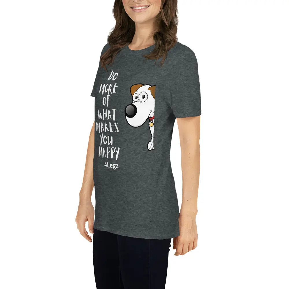 DO MORE Short-Sleeve Unisex T-Shirt | Motivational Do More T-Shirt - 4Legz