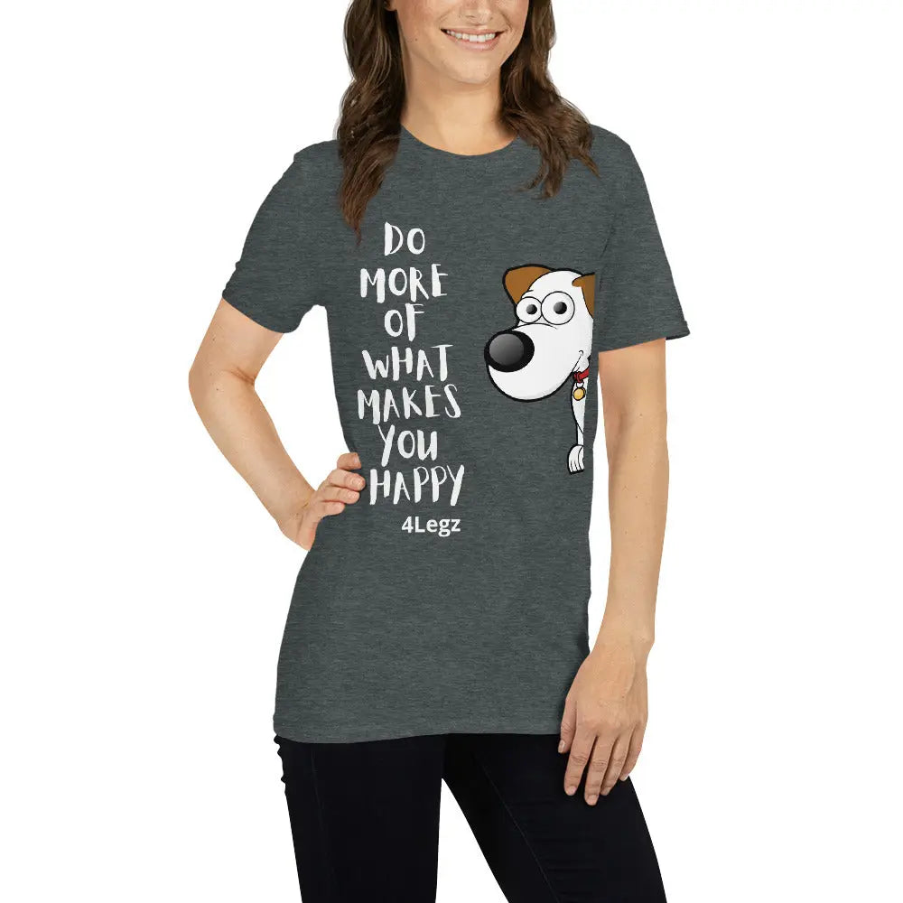 DO MORE Short-Sleeve Unisex T-Shirt | Motivational Do More T-Shirt - 4Legz