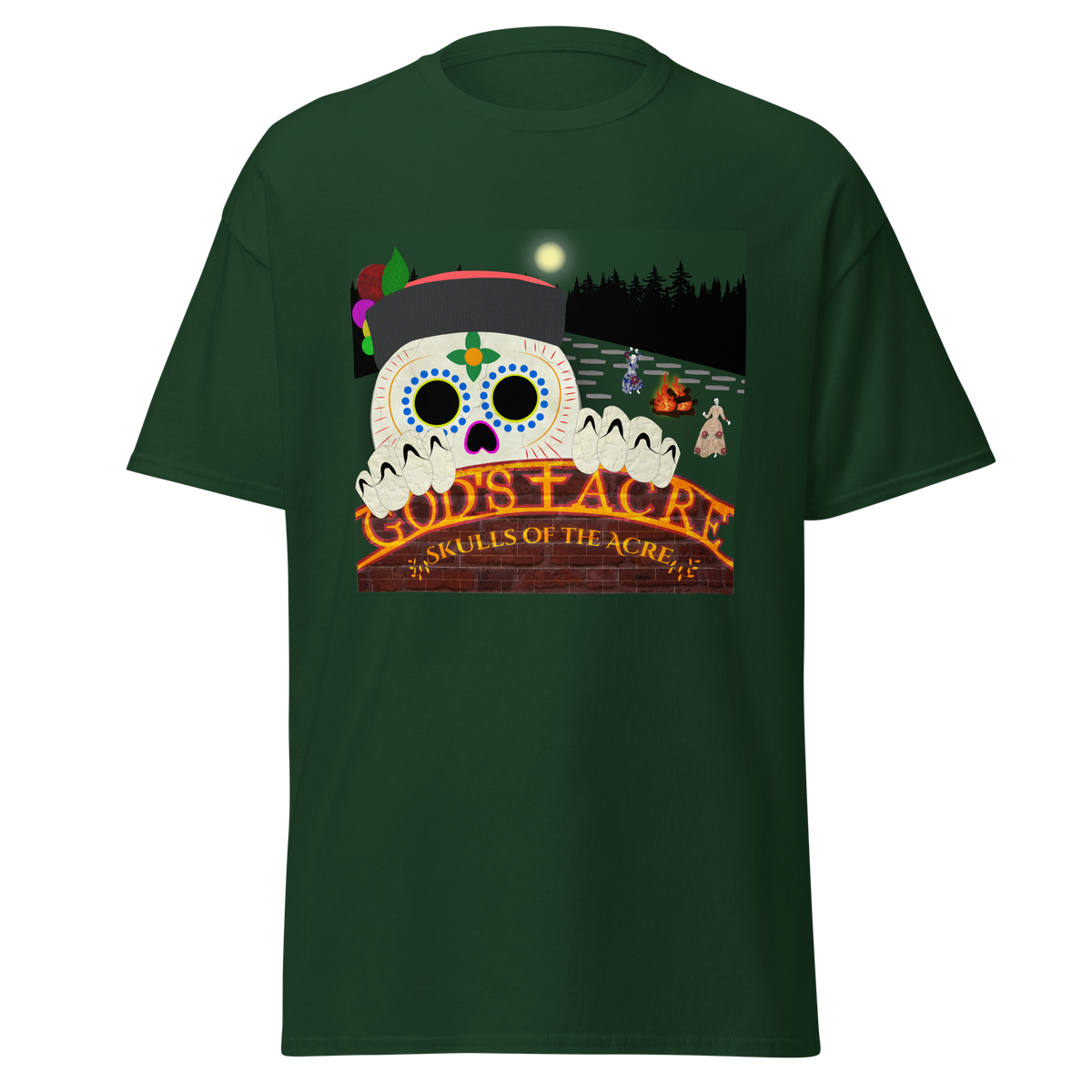 unisex-classic-tee-forest-green-front-68ca10a85f173.png