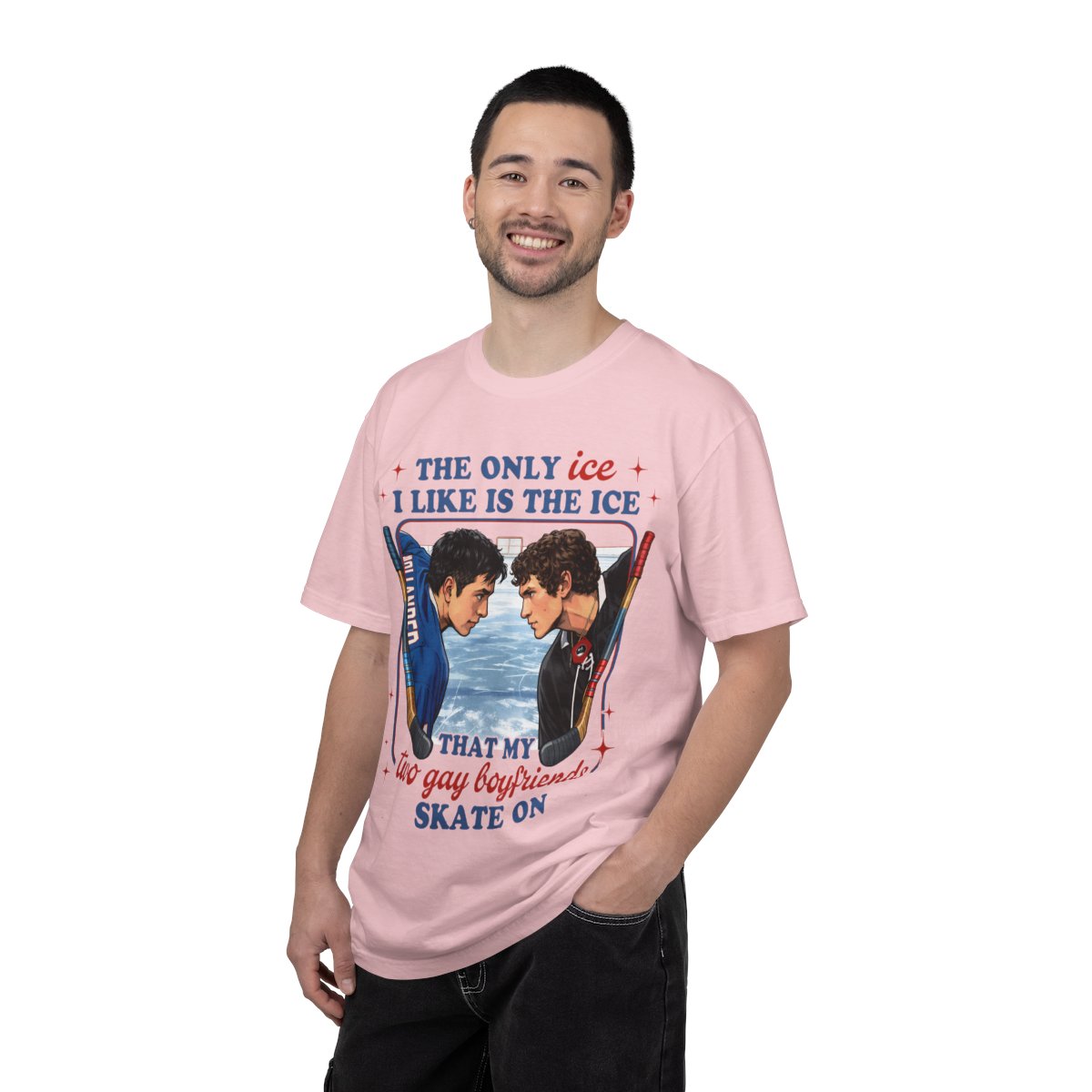 The Only Ice I Like Is The Ice That My Two Gay Boyfriends Skate On Comfort Colors T-shirt