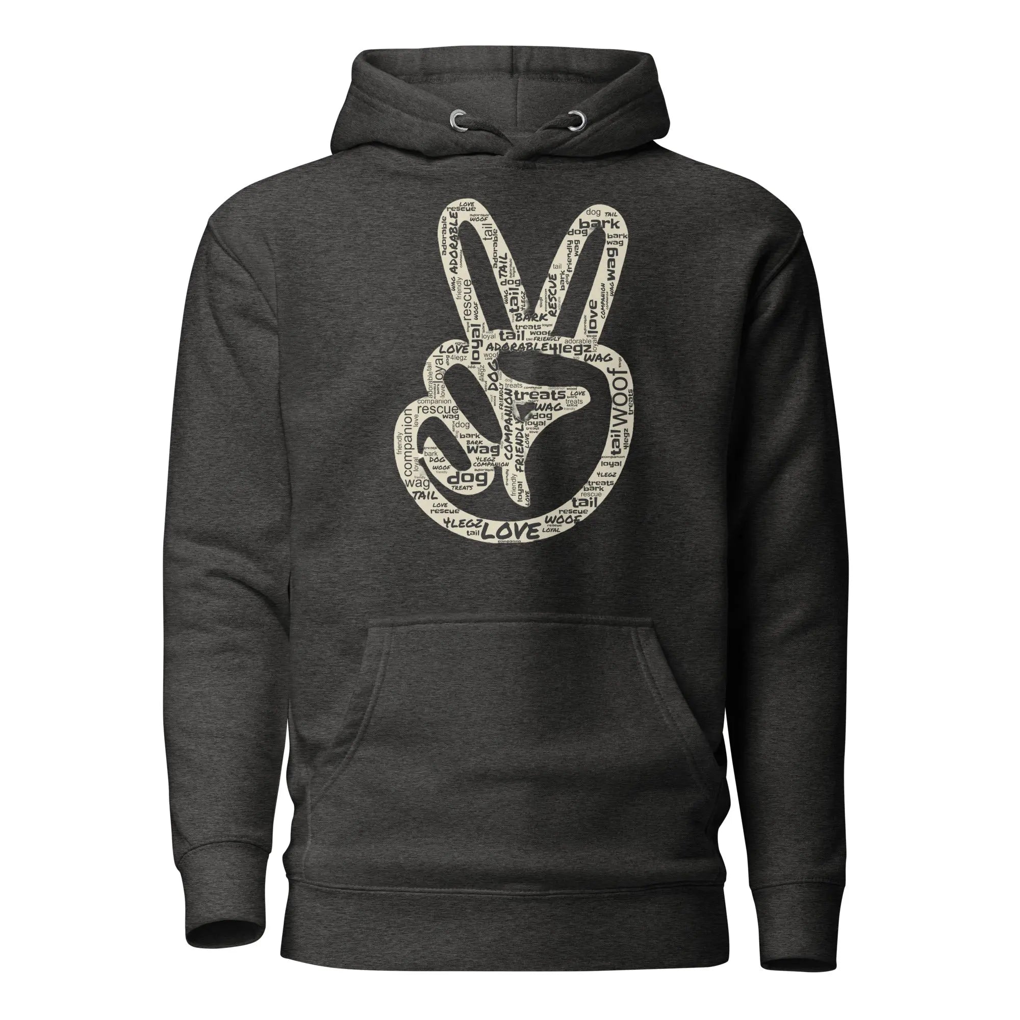 Peace Dog Hoodie - Unisex Comfort and Style - 4Legz