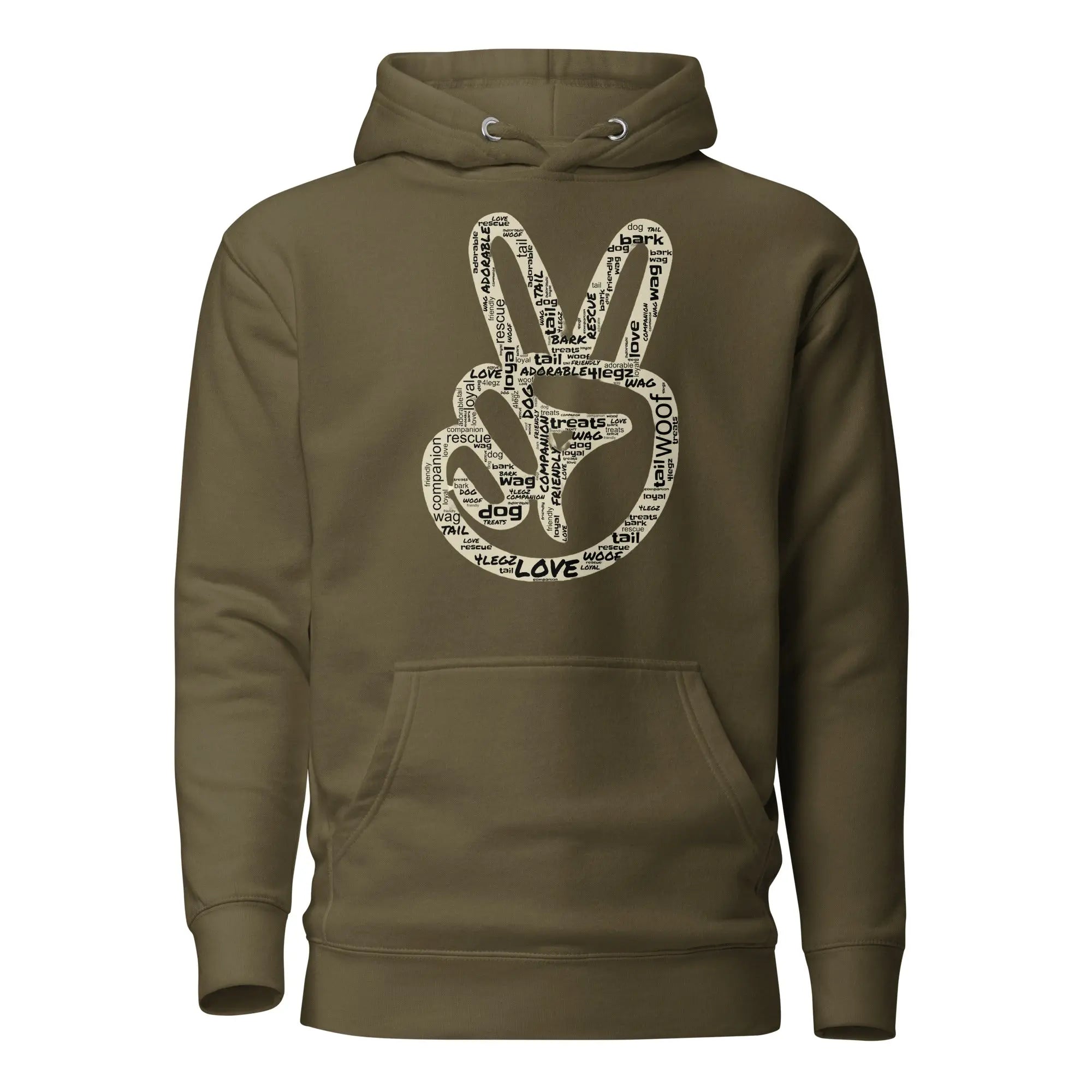 Peace Dog Hoodie - Unisex Comfort and Style - 4Legz