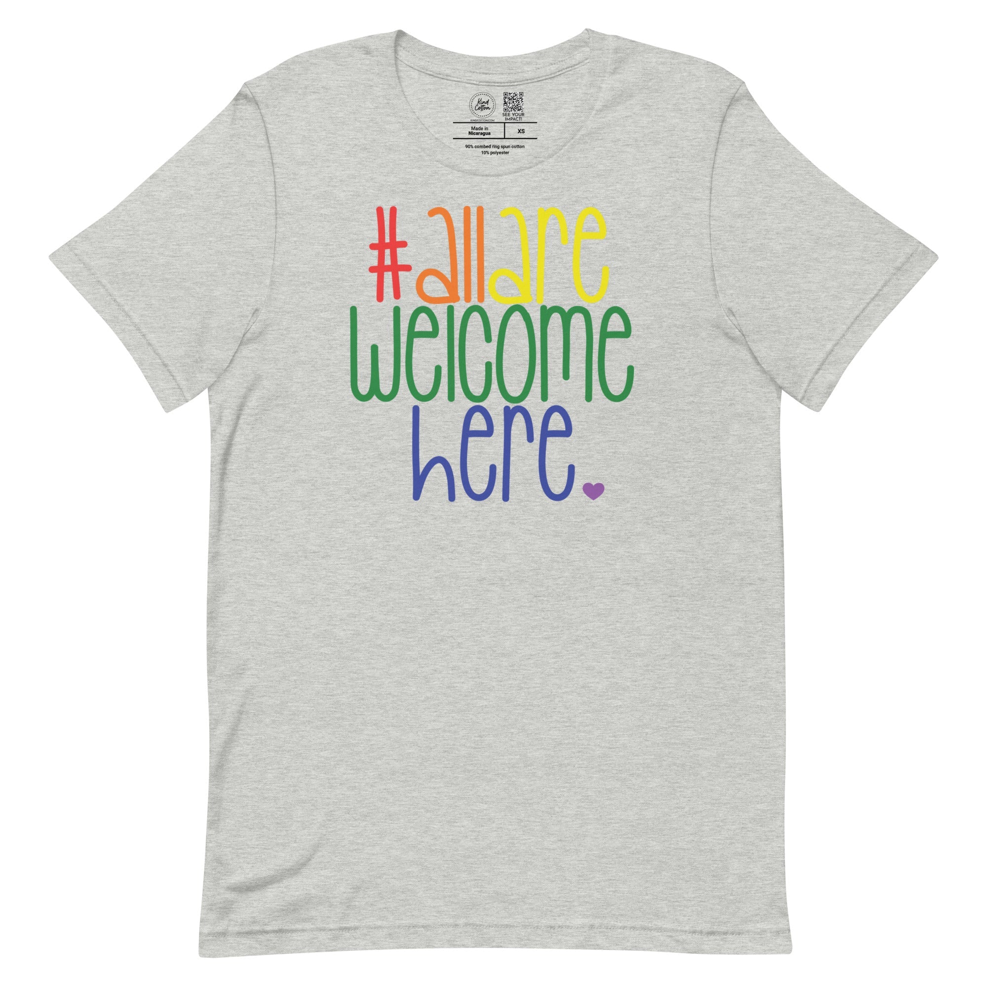 All Are Welcome Here Classic Tee
