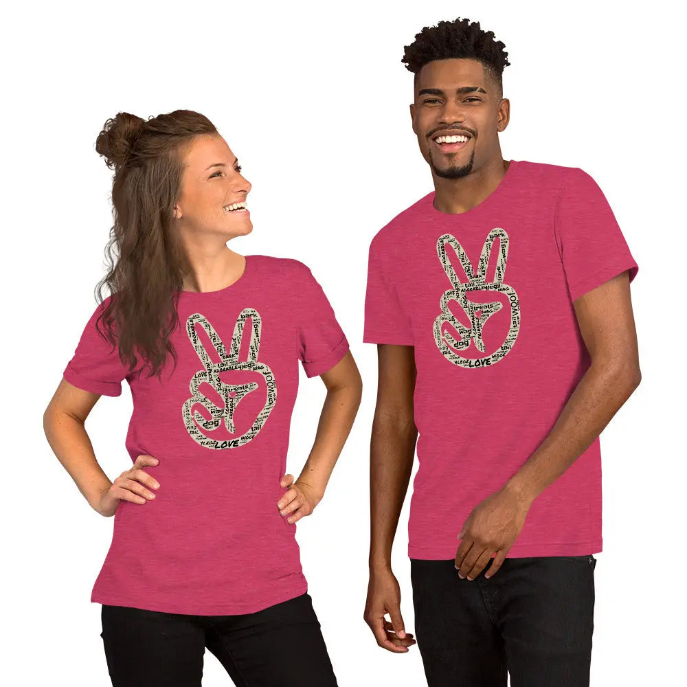 Peace Dog T-shirt for Unisex Comfort and Style - 4Legz