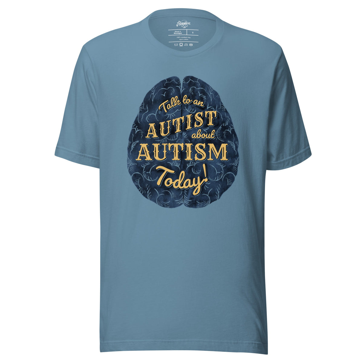 "Talk to an Autist about Autism Today!" Unisex t-shirt