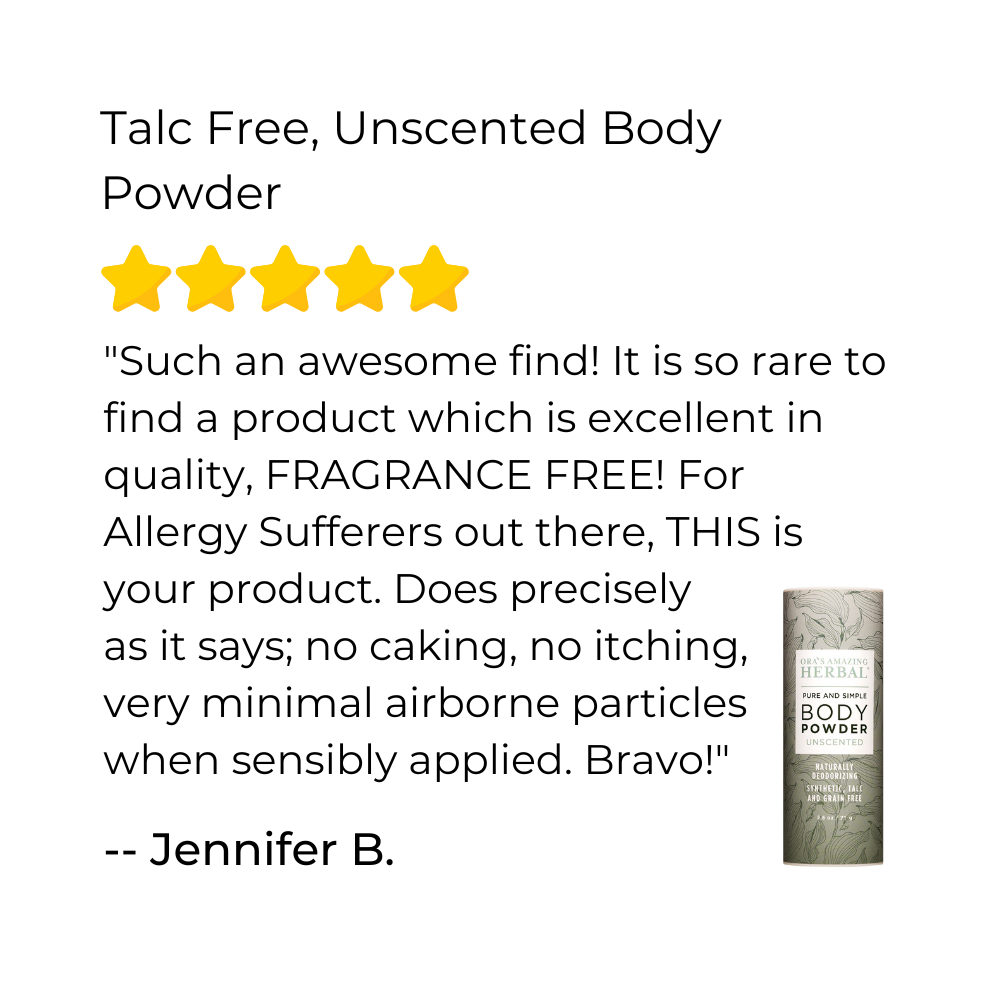 Unscented Body Powder Review