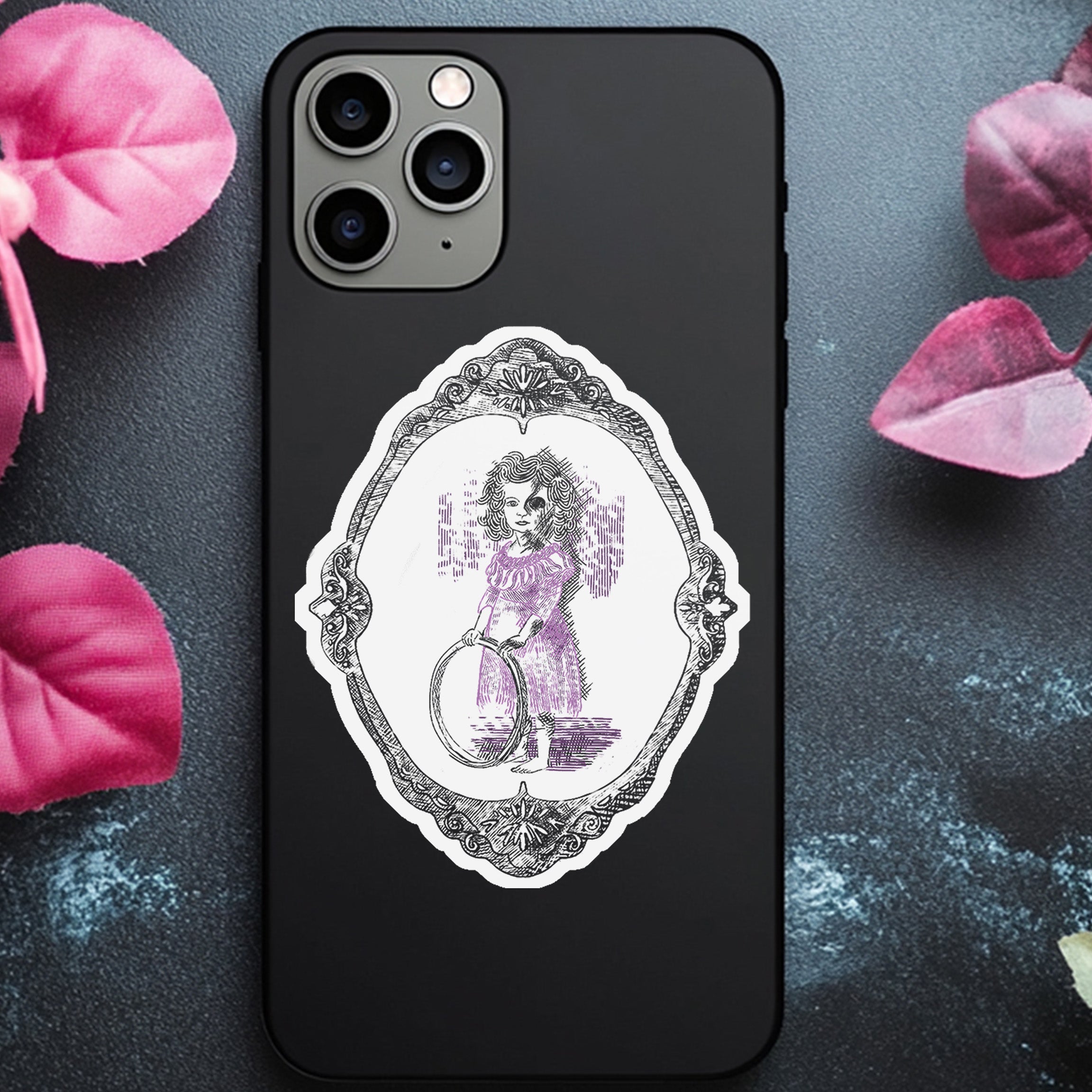 Domestic Zombie Girl Sticker