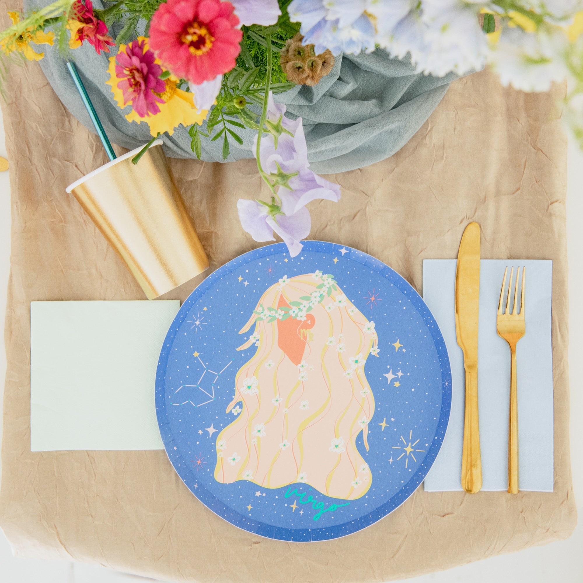 Zodiac Virgo Nail Stickers