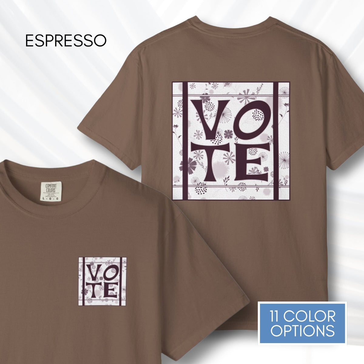 vote-unisex-graphic-tshirt-voter-engagement-tee-hand-drawn-art-espresso