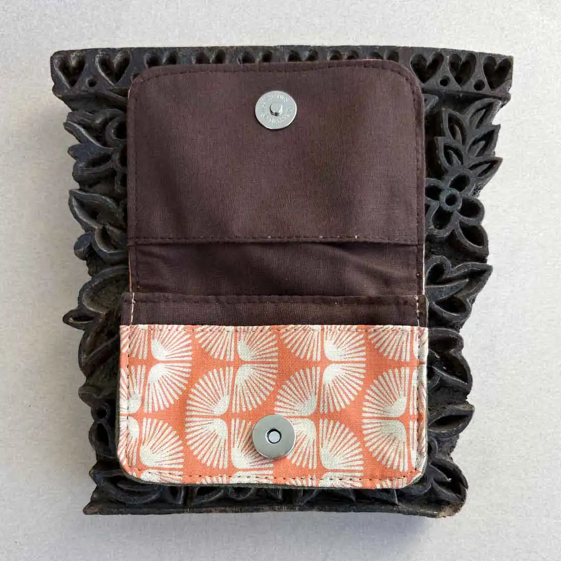 Cotton Card Holder - Retro Geometric Prints