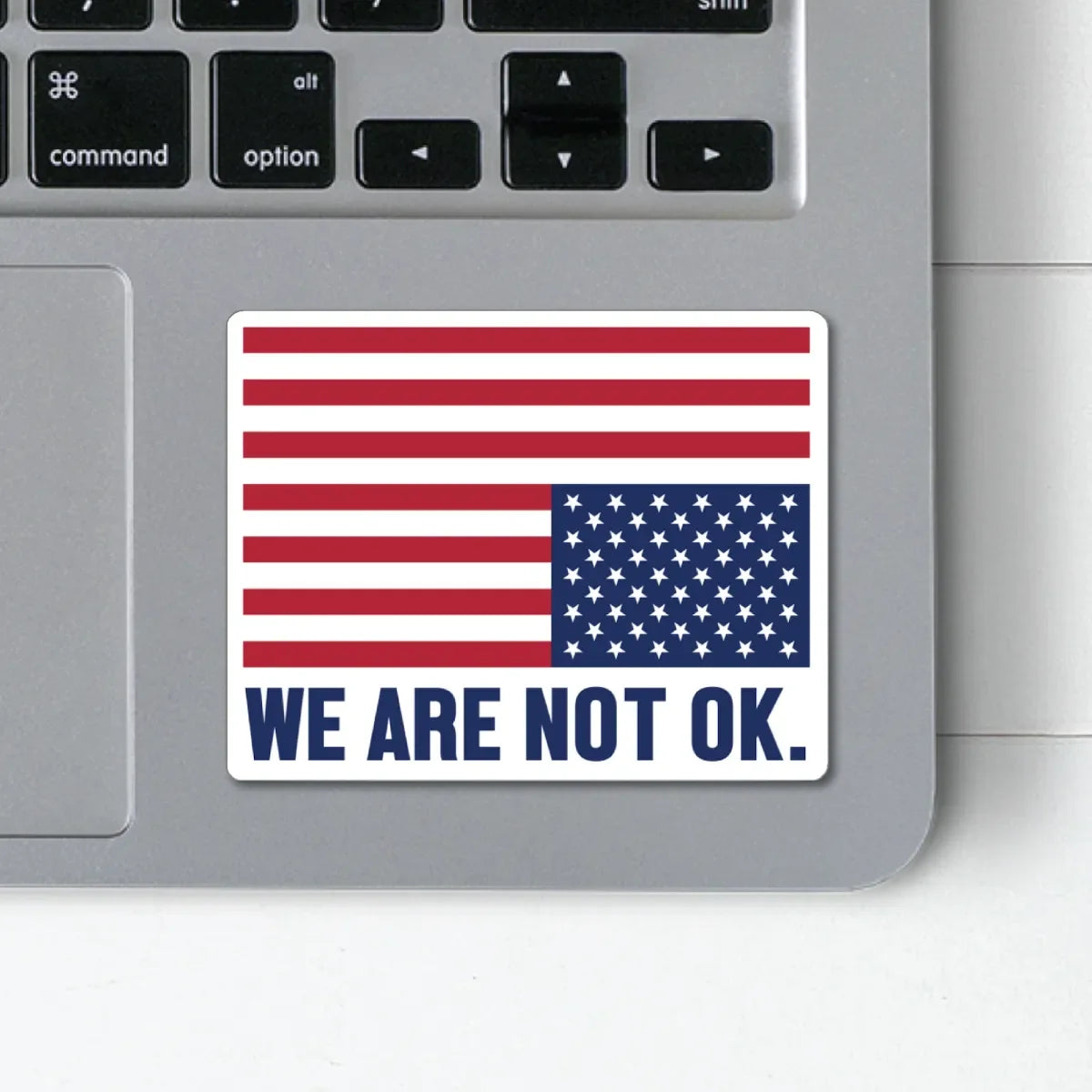 We Are Not Okay Sticker - Resistance Nation