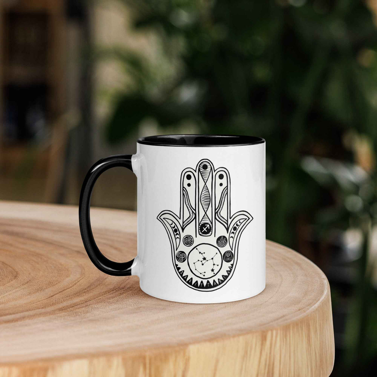 Sagittarius Zodiac sign Mug with Color Inside
