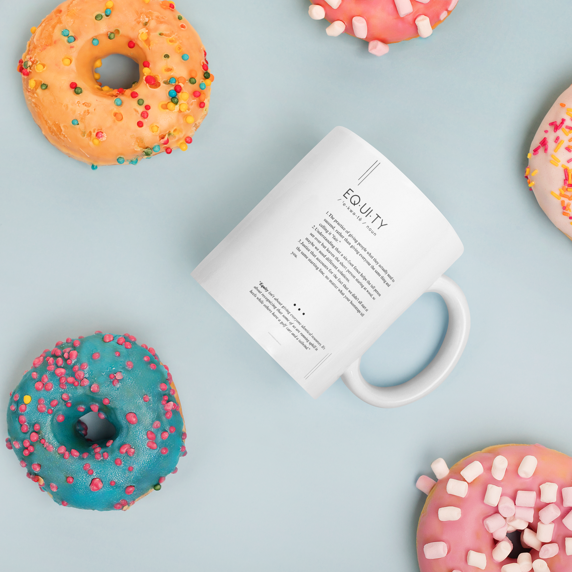 Coffee Mug (11oz) - Equity - Defined: Terms for Our Time (Black or White)