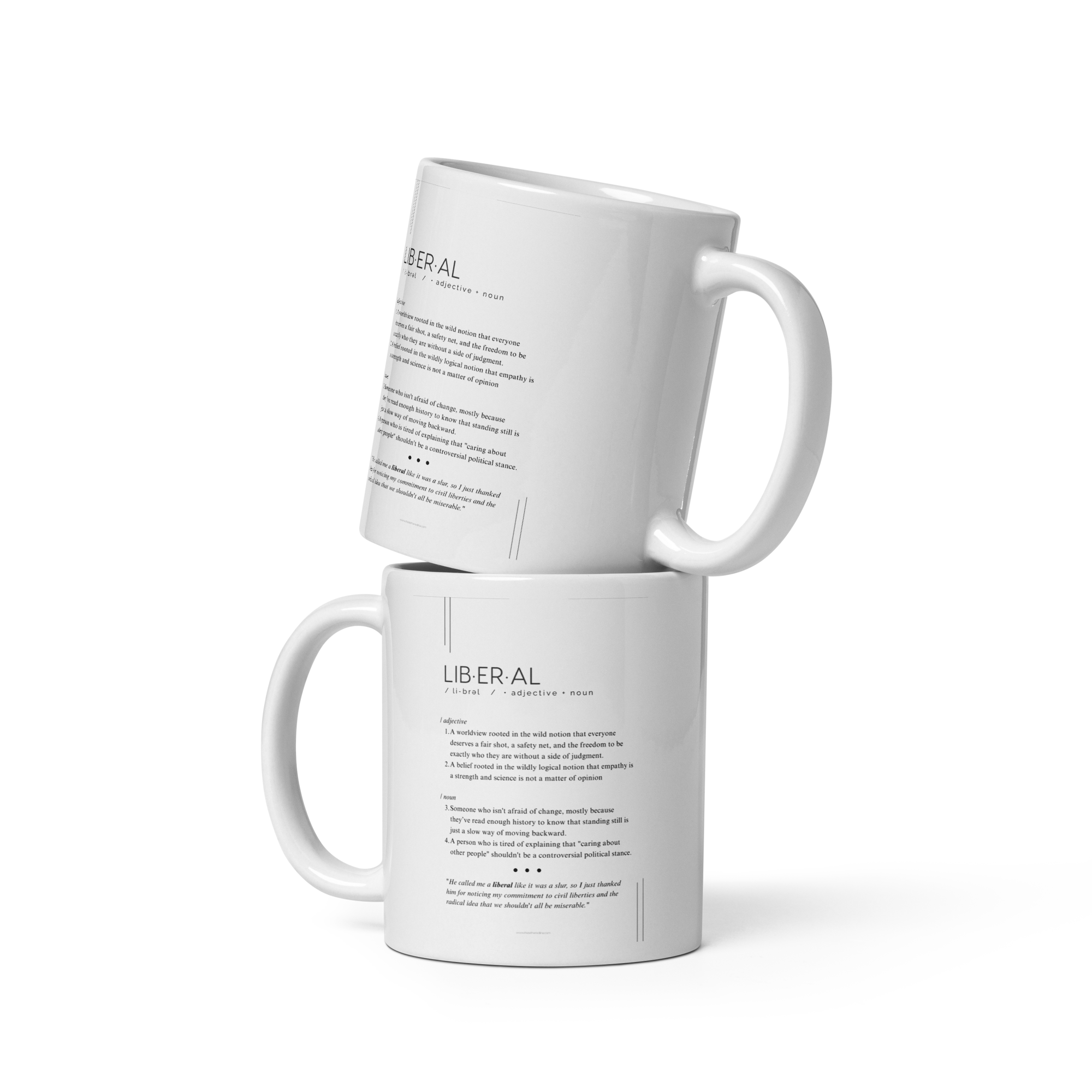 Coffee Mug (11oz) - Liberal - Defined: Terms for Our Time