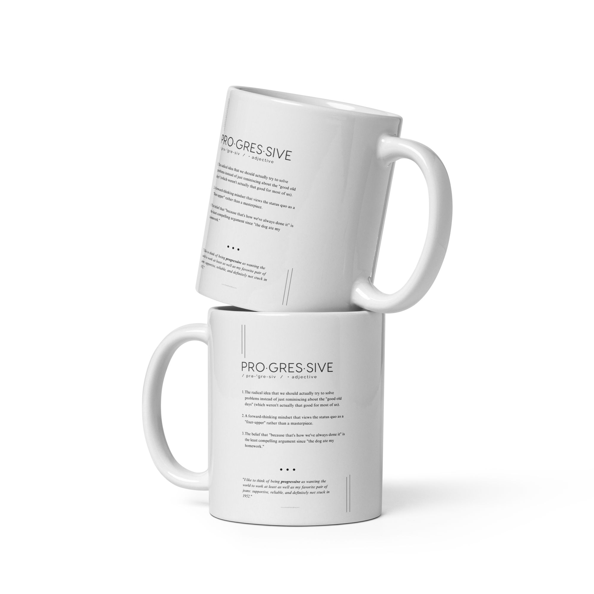 Coffee Mug (11oz) - Progressive - Defined: Terms for Our Time