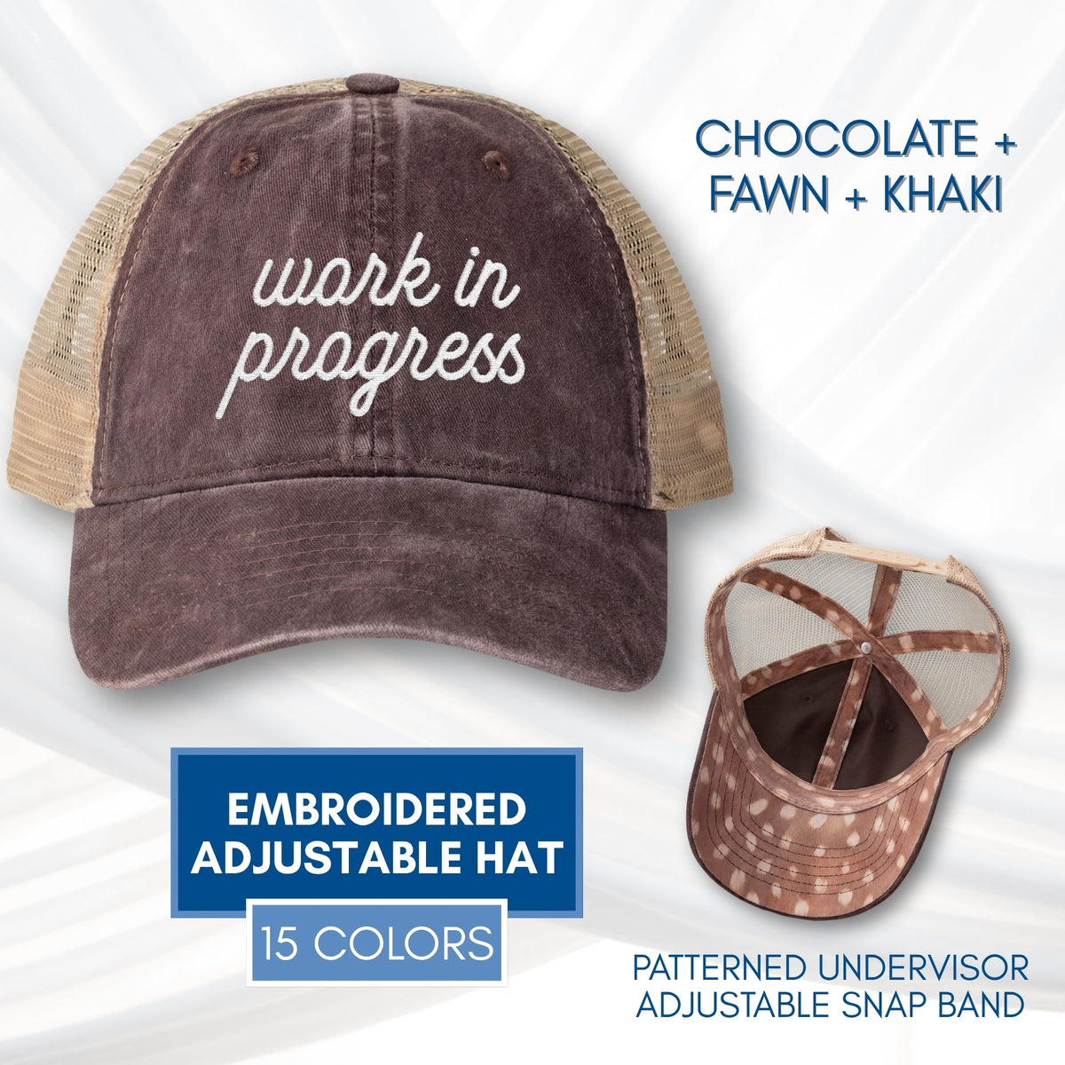 work-in-progress-mesh-back-womens-hat-embroidered-baseball-cap-mental-health-gift-growth-mindset
