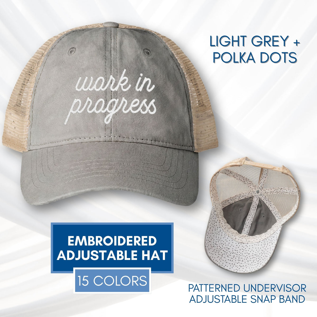 work-in-progress-mesh-back-womens-hat-embroidered-baseball-cap-mental-health-gift-growth-mindset