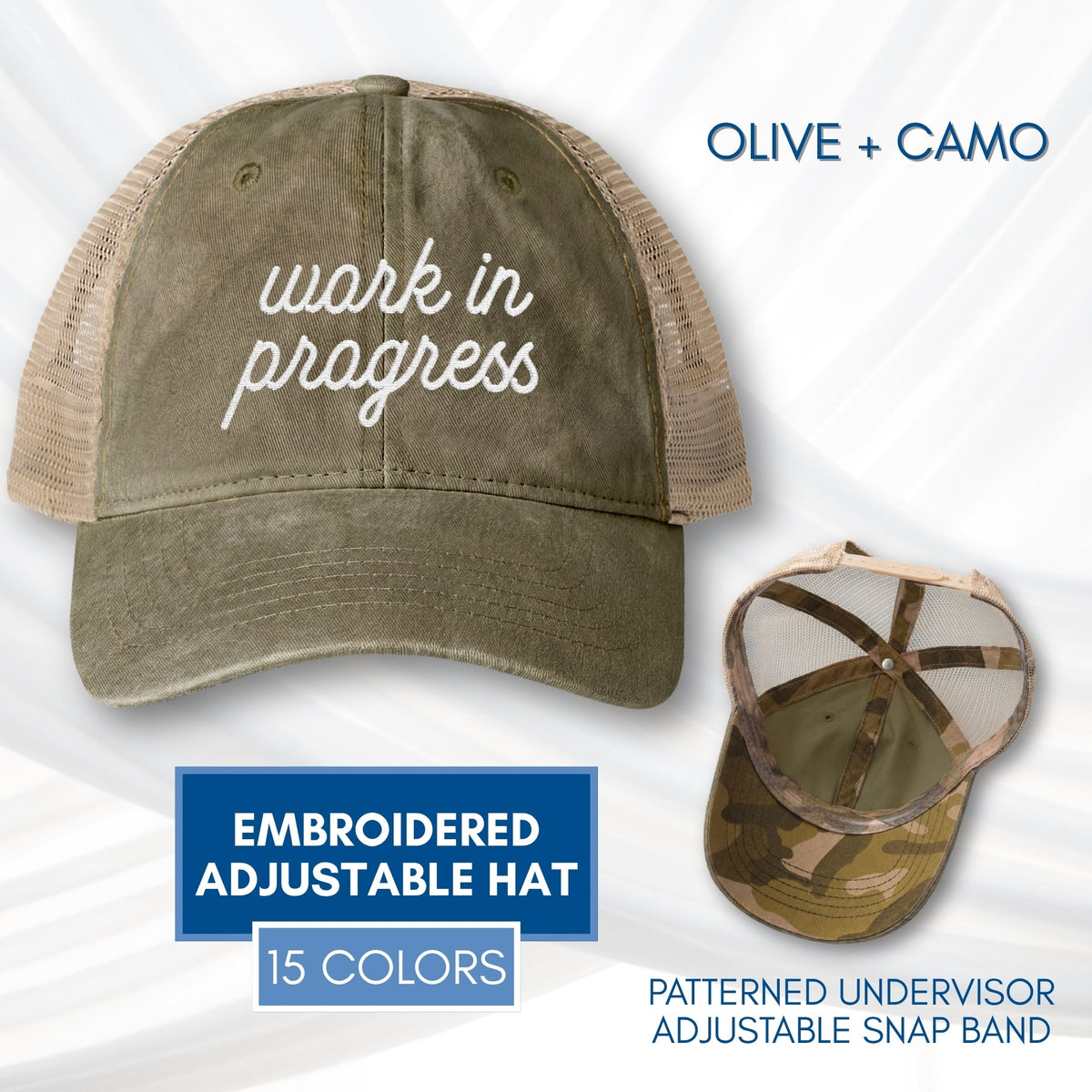 work-in-progress-mesh-back-womens-hat-embroidered-baseball-cap-mental-health-gift-growth-mindset