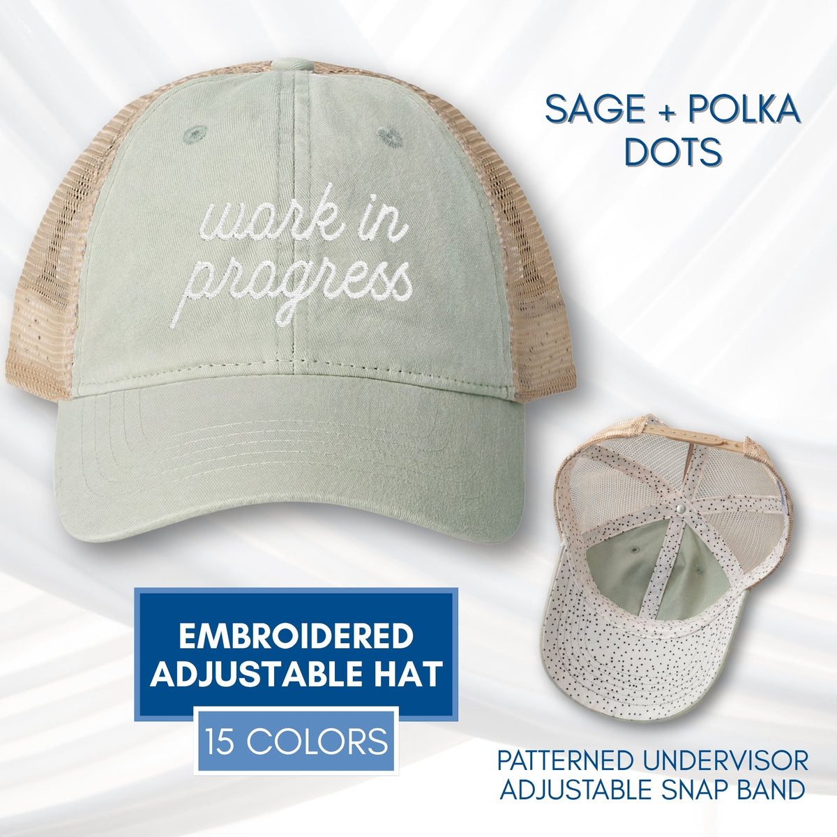 work-in-progress-mesh-back-womens-hat-embroidered-baseball-cap-mental-health-gift-growth-mindset