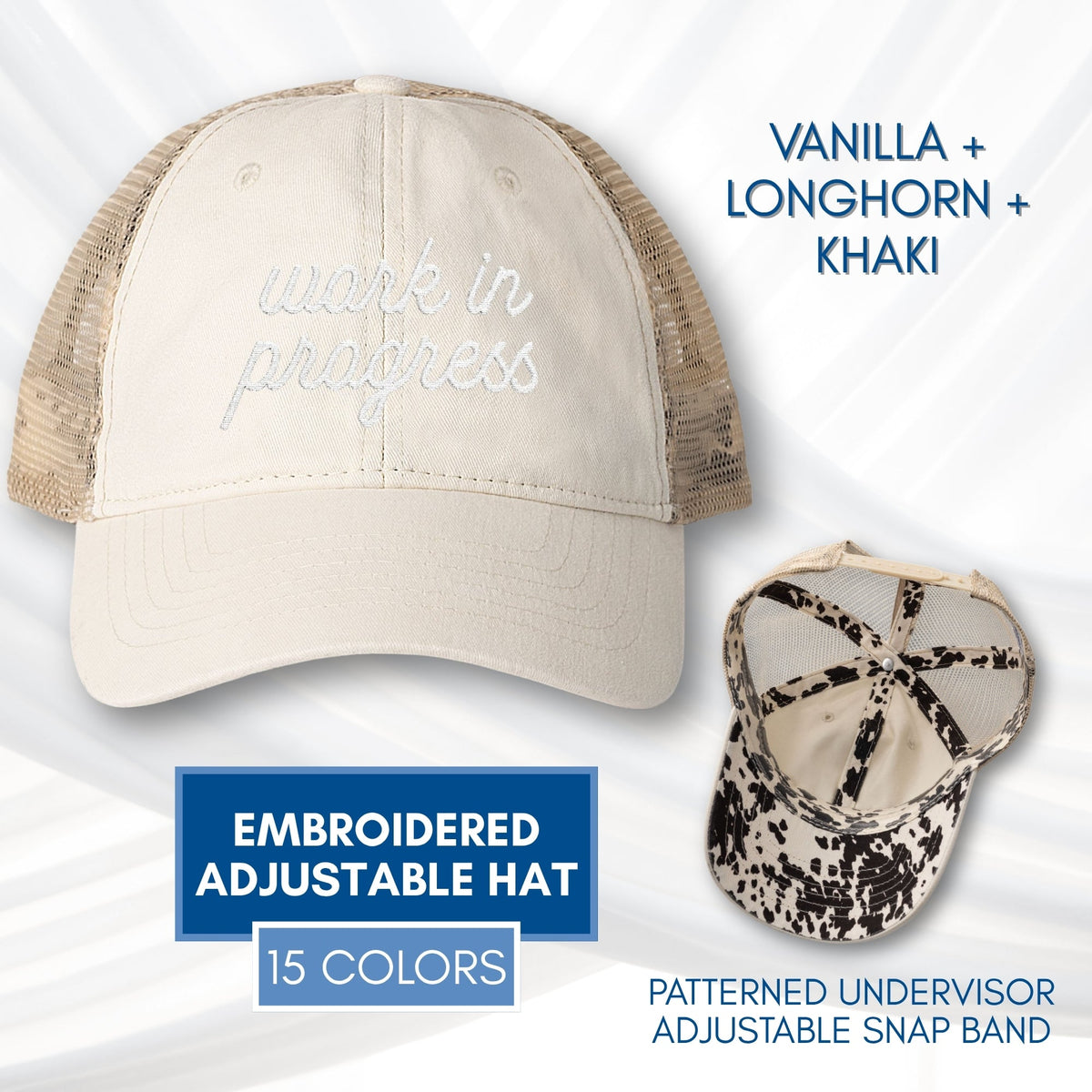 work-in-progress-mesh-back-womens-hat-embroidered-baseball-cap-mental-health-gift-growth-mindset