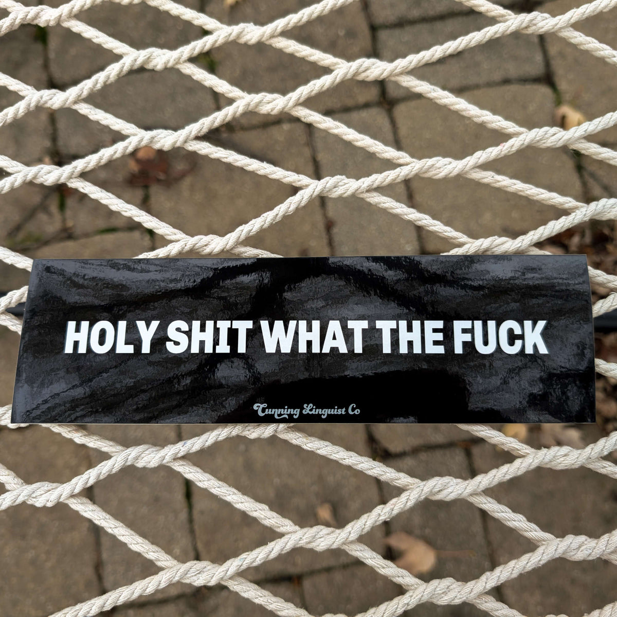 WTF bumper sticker