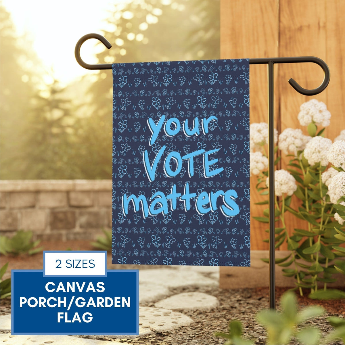 your-vote-matters-garden-flag-voter-engagement-porch-flag-democratic-activist-outdoor-decor