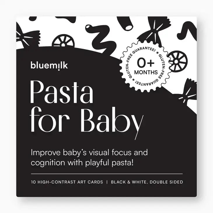 High Contrast Pasta Cards for Baby