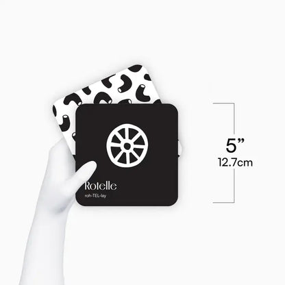 High Contrast Pasta Cards for Baby