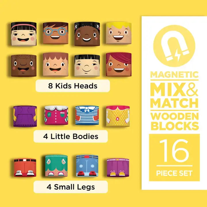 Diverse Friends Magnetic Building Doll Set - back in stock!