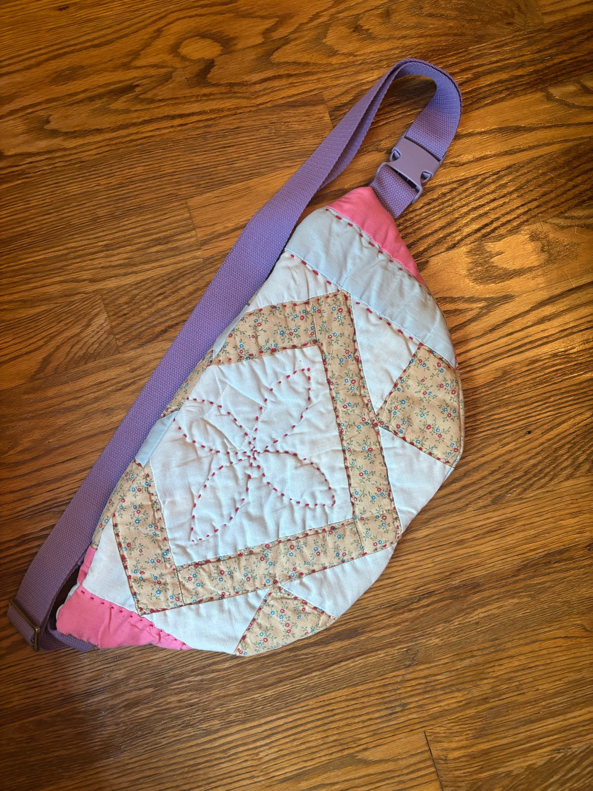 Quilted crossbody bag