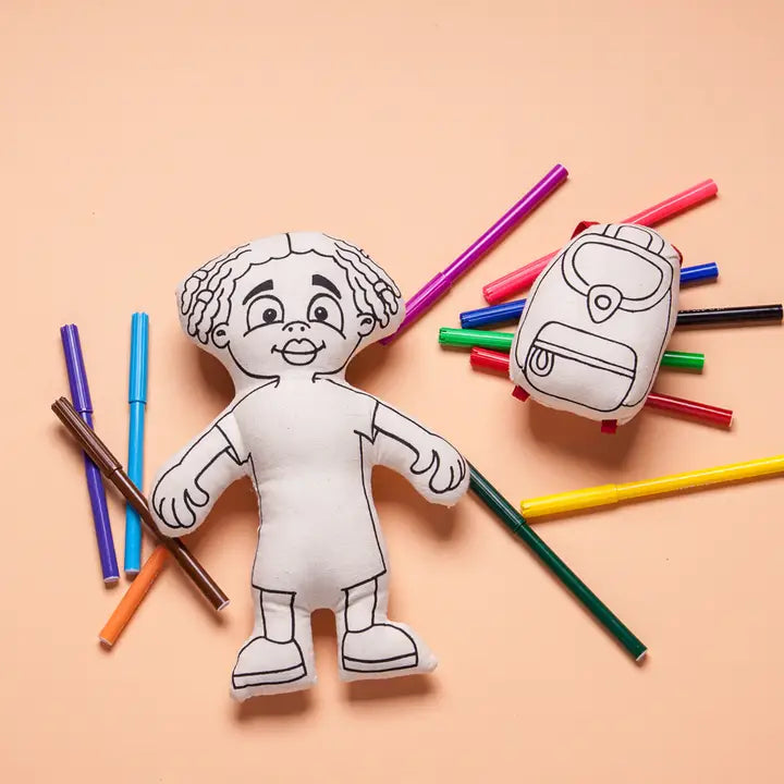 Gender Neutral Color Me Doll