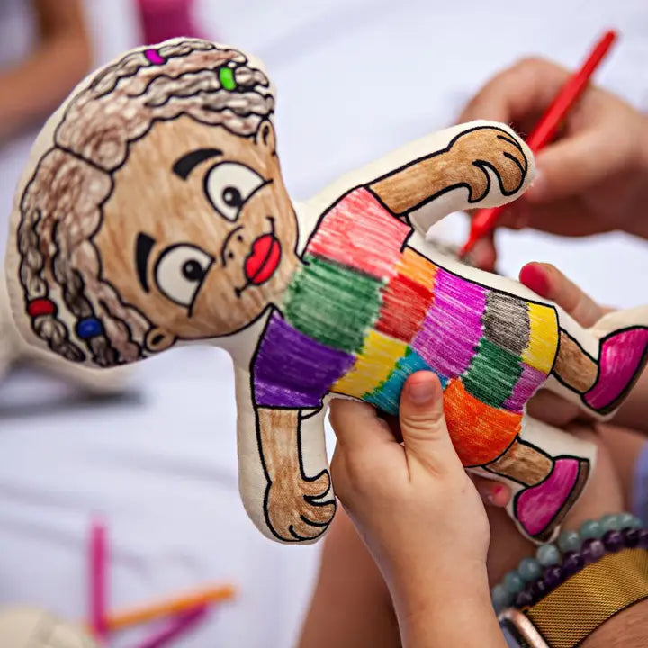 Gender Neutral Color Me Doll