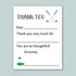 The image is a white card with a golf-themed design, including a golf club and a golf ball. The card has a message expressing gratitude, and it is not a collage of multiple images. The message is written in a clear, simple font and includes a golf club and ball illustration. The card does not contain any redundancy or vague wording, and it focuses on the gratitude message.