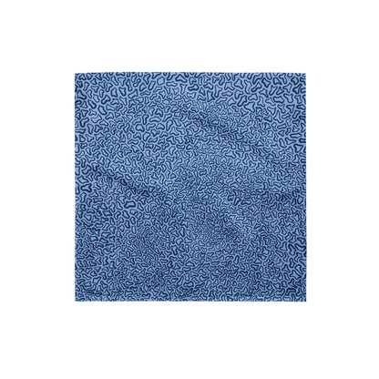 Blue Doodle Bandana