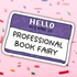 Name tag sticker with &