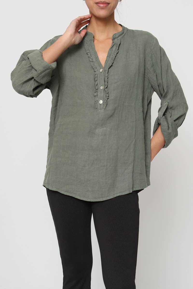The Easy Linen Blouse