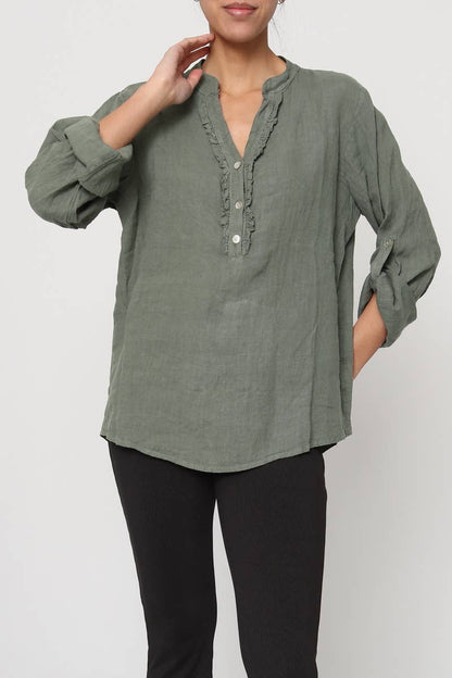 The Easy Linen Blouse