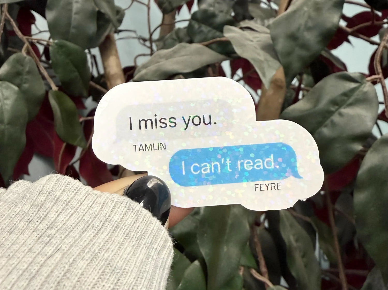 Text bubbles with &