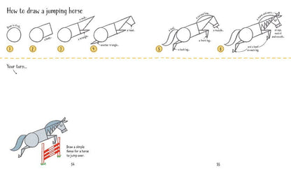 Step-By-Step Drawing Horses And Ponies : Usborne