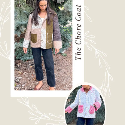 Quilted Chore Coat - Paper Pattern
