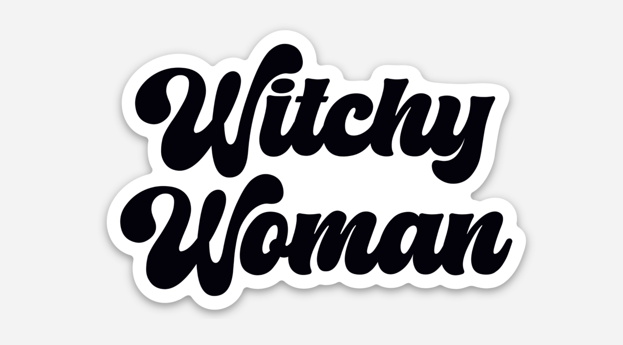 Sticker with &