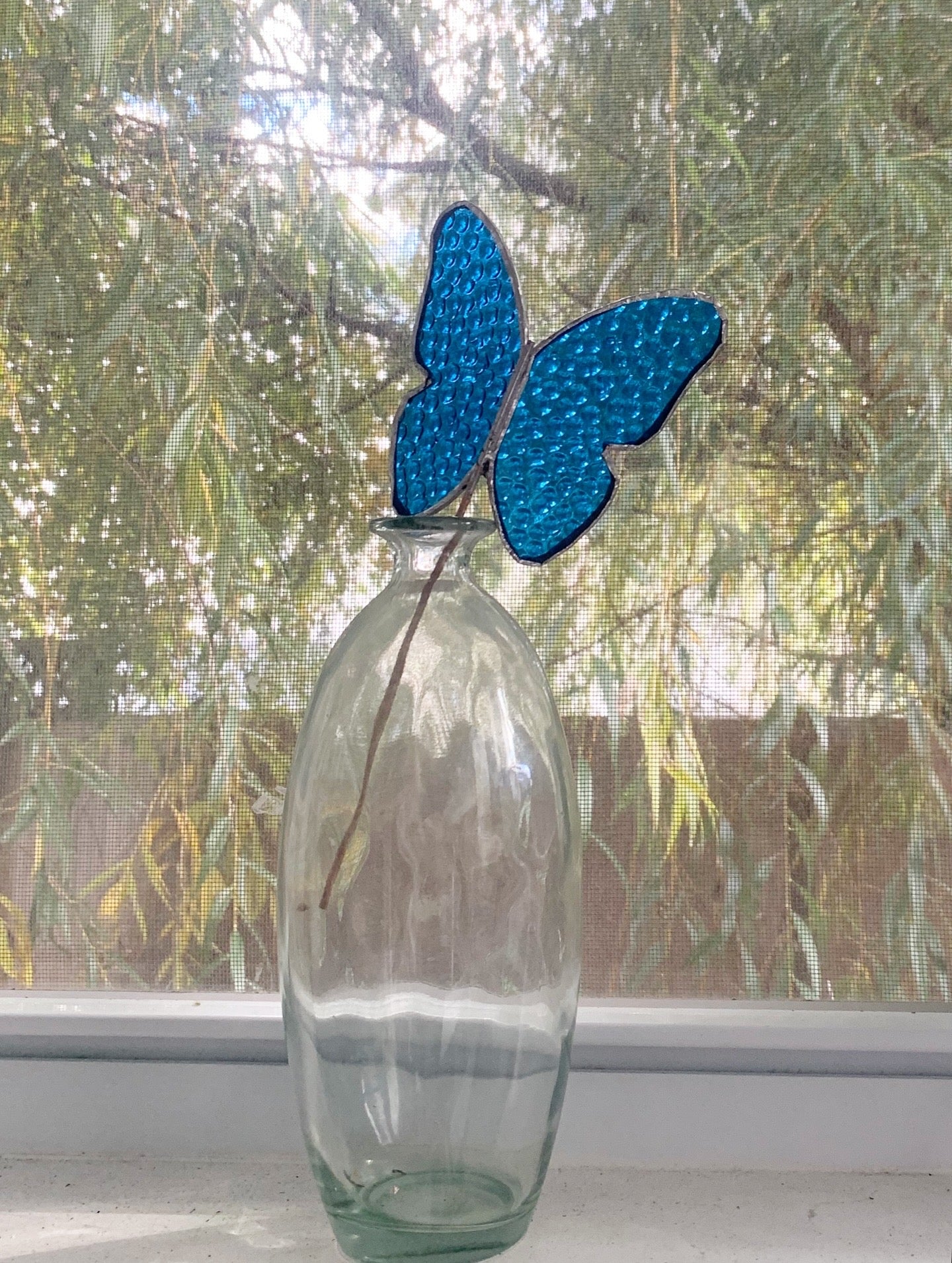 Stained glass butterfly Kanch 3D
