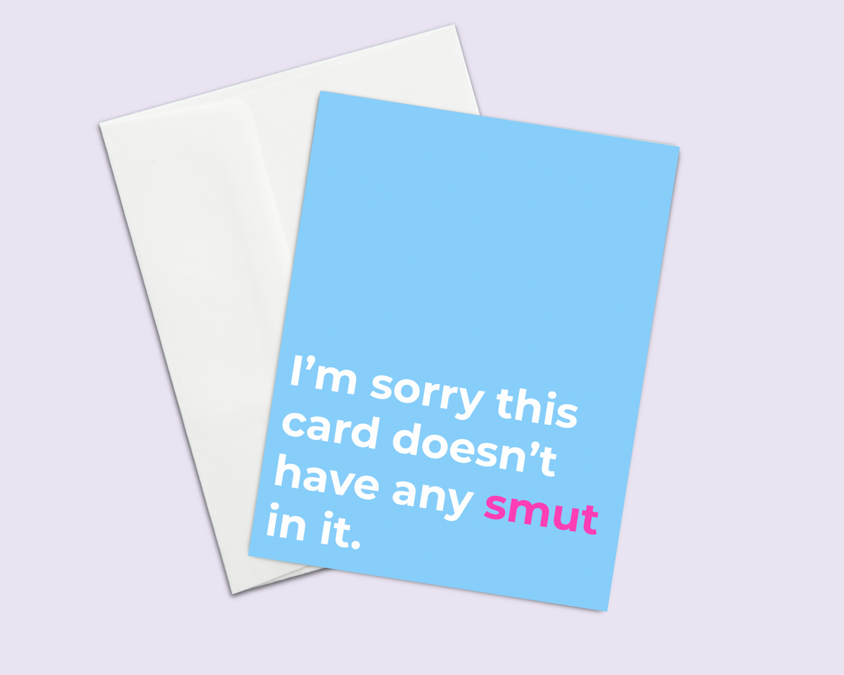 Funny Smut Reader Greeting Card | Spicy Romance Book Lover Gift